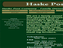 Tablet Screenshot of haskepost.com